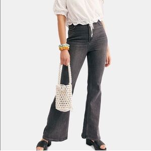 Free People Curvy High-Rise Flare Jeans